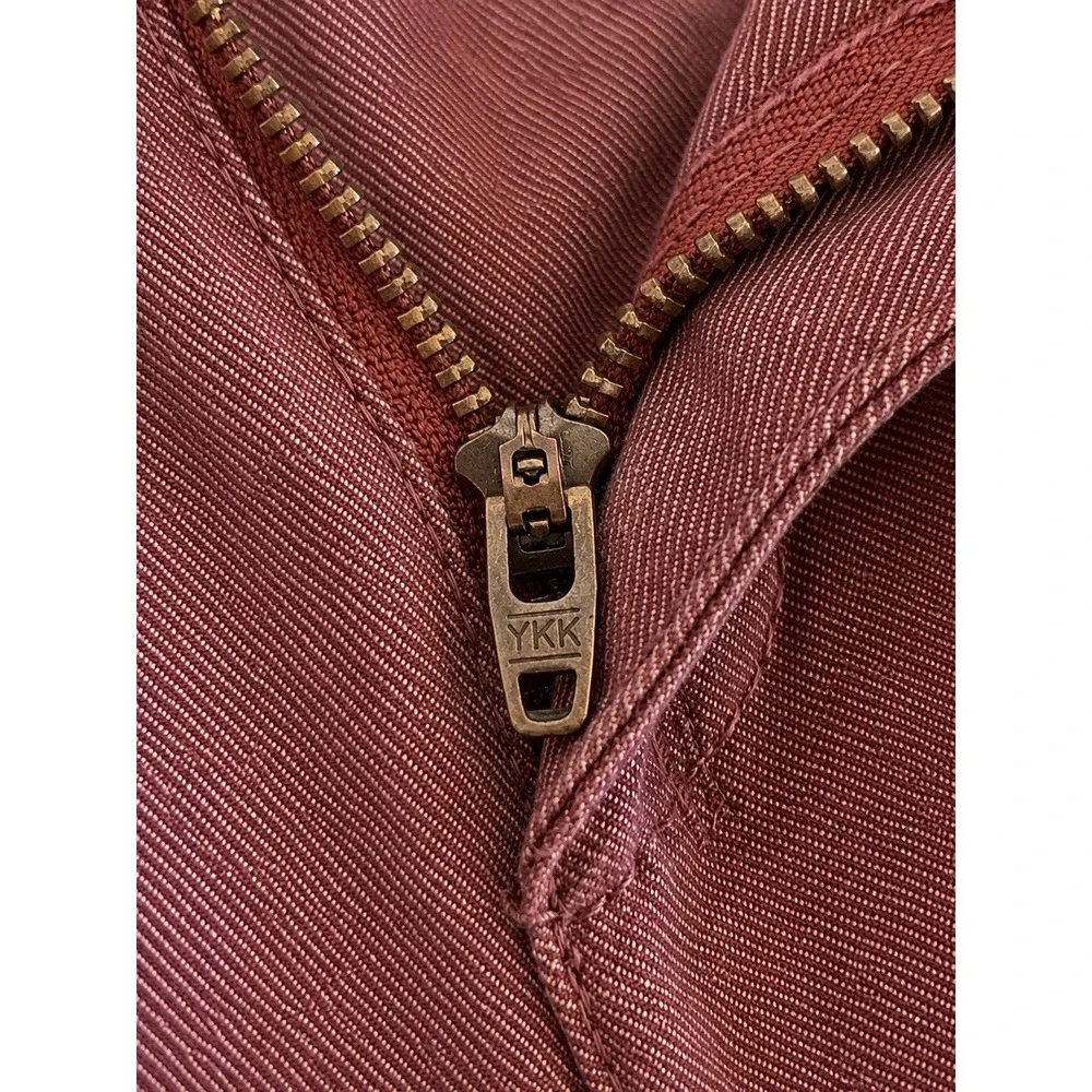 Ted Baker London Chino Pants Mens 30R 30x30 Burgundy Maroon Slim Cotton EUC